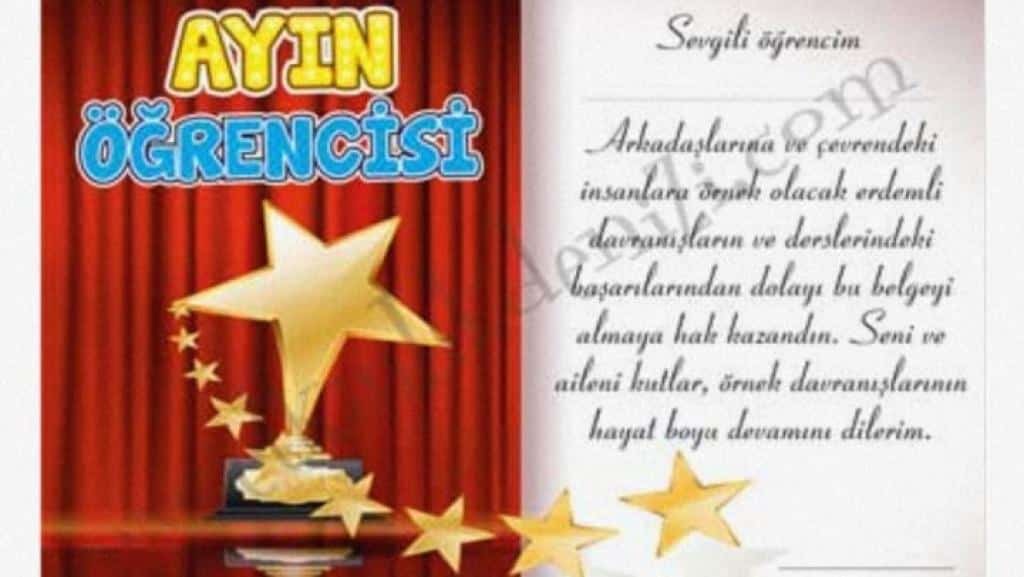 KASIM AYI'NIN ÖĞRENCİLERİ SEÇİLDİ.