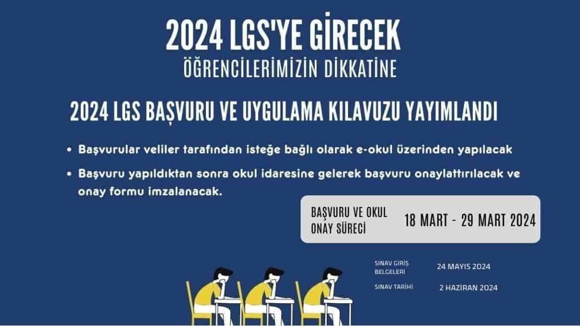 LGS 2024 BAŞVURULARI BAŞLADI.